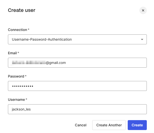 Figure 19.13 Create user