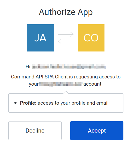 Figure 19.16 Authorize