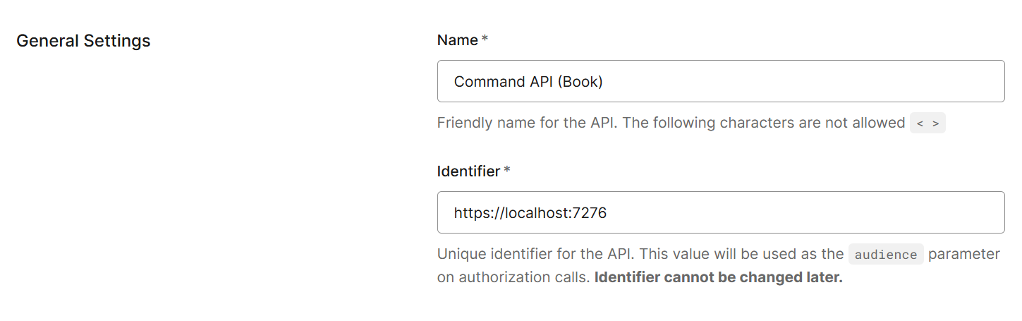 Figure 19.7 Create API