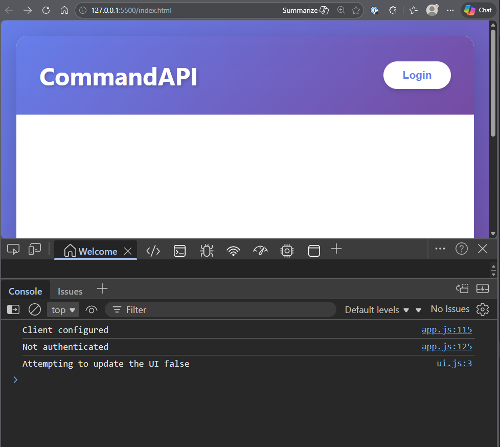 Figure 24.5 Developer tools