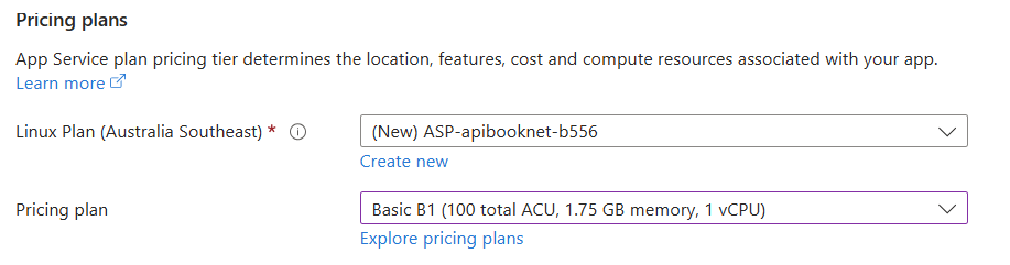 Basics - Pricing Plans